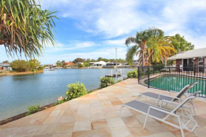 April 19 - Four Bedroom Home on Canal with Pool, Pontoon, Aircon & Wifi!